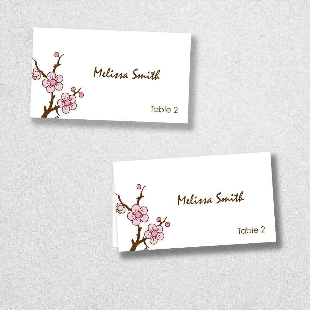 28+ [ Avery Templates Place Cards ] | Avery Place Card Regarding Place Card Template 6 Per Sheet