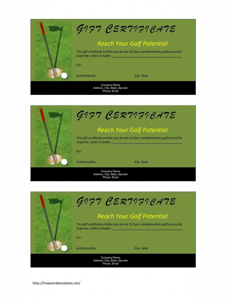 28+ [ Golf Certificate Template ] | Golf Certificate In Golf Certificate Template Free