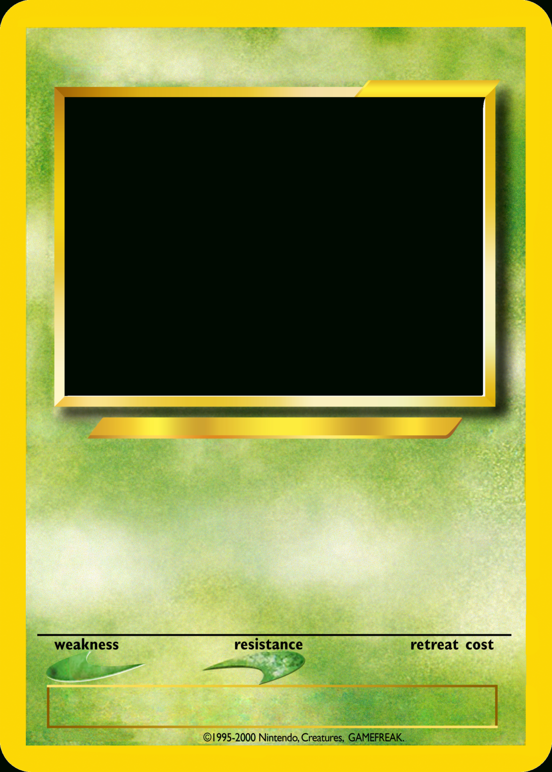 Pokemon Trainer Card Template