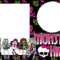 28+ [ Monster High Birthday Card Template ] | Monster High With Monster High Birthday Card Template