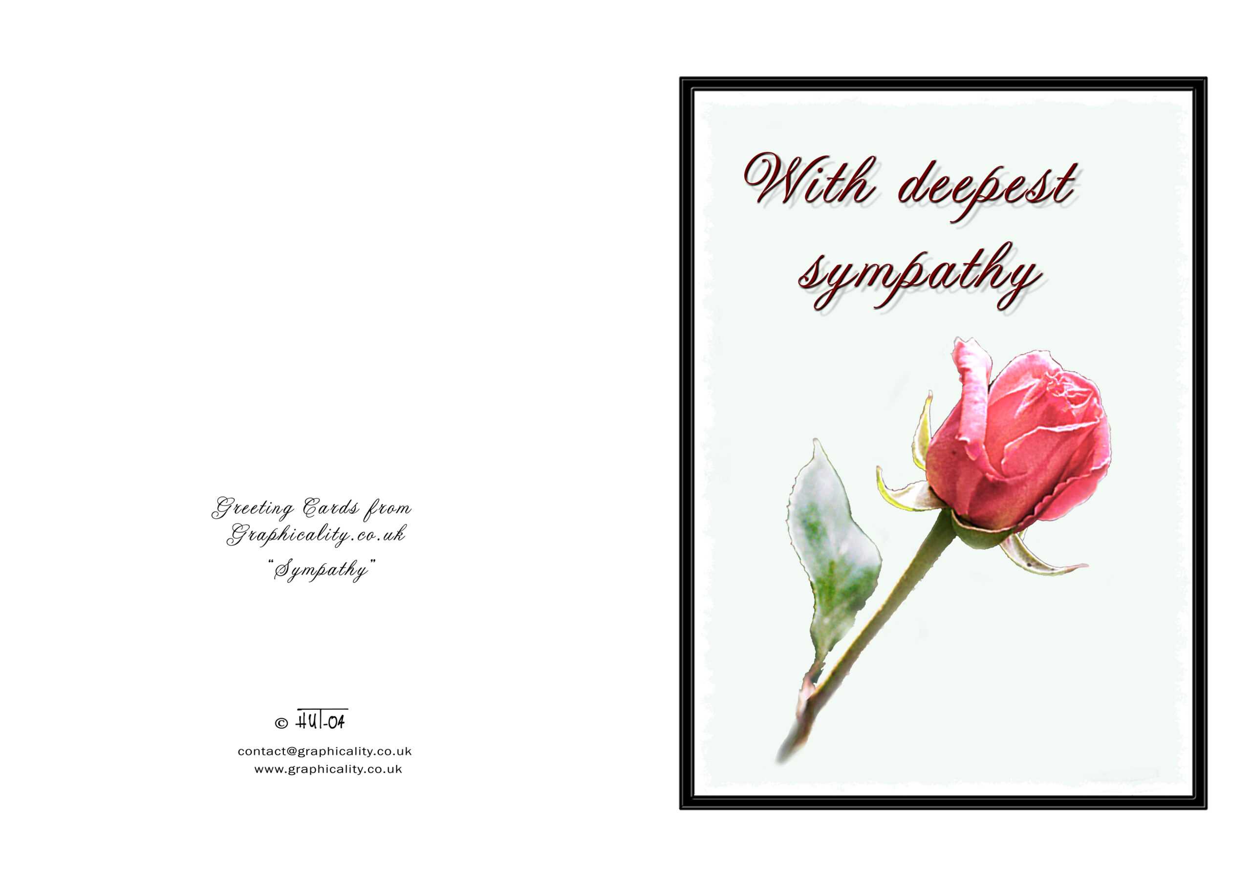 29 Images Of Printable Template For Sympathy Cards With Regard To Sympathy Card Template