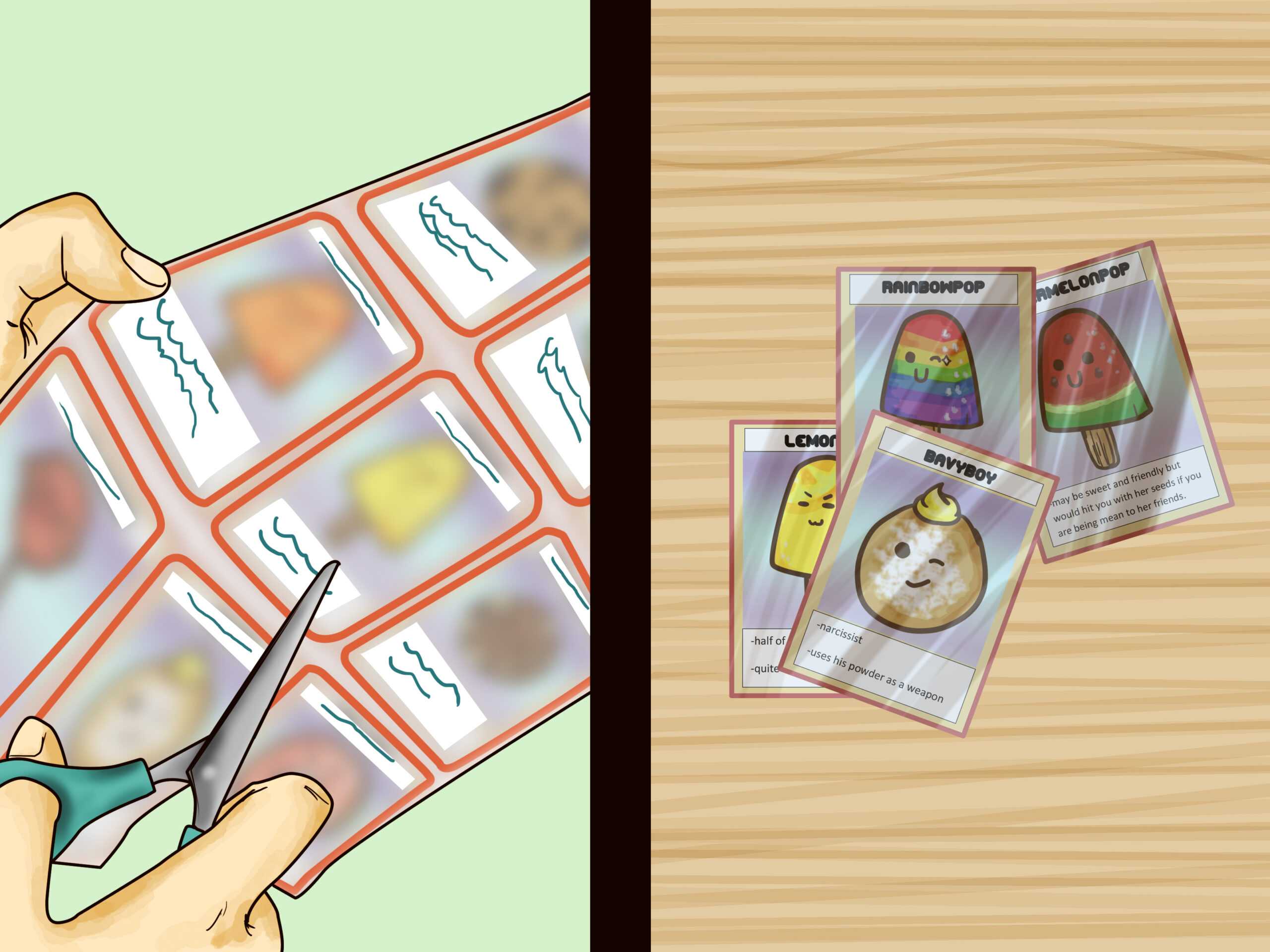 3 Ways To Make Your Own Trading Cards – Wikihow Throughout Open Office Index Card Template