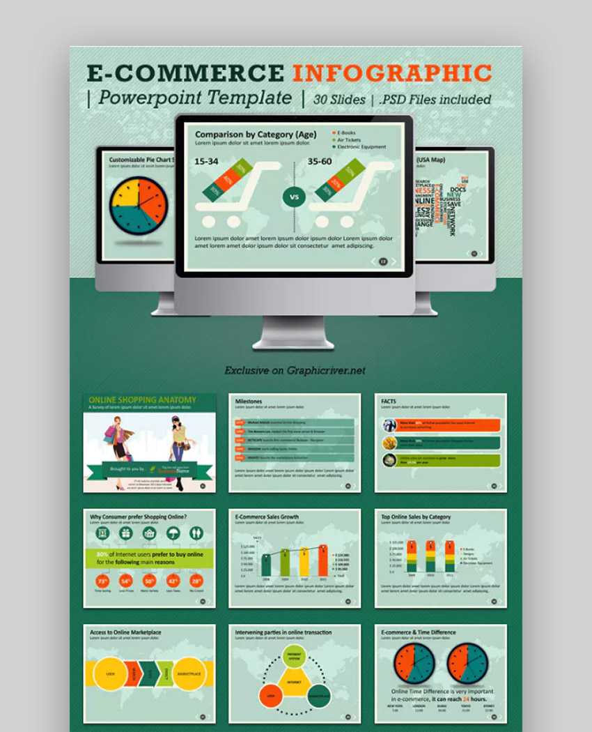 30 Best Infographic Powerpoint Presentation Templates—With Pertaining To Sales Report Template Powerpoint
