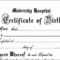 30 Editable Birth Certificate Template | Andaluzseattle Within Birth Certificate Fake Template