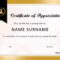 30 Free Certificate Of Appreciation Templates And Letters In Certificate Of Appreciation Template Free Printable