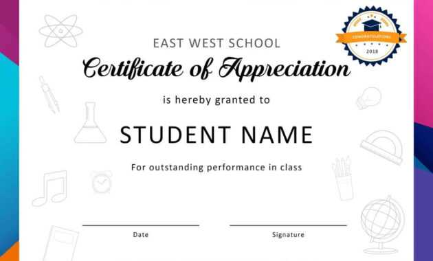 30 Free Certificate Of Appreciation Templates And Letters with Felicitation Certificate Template