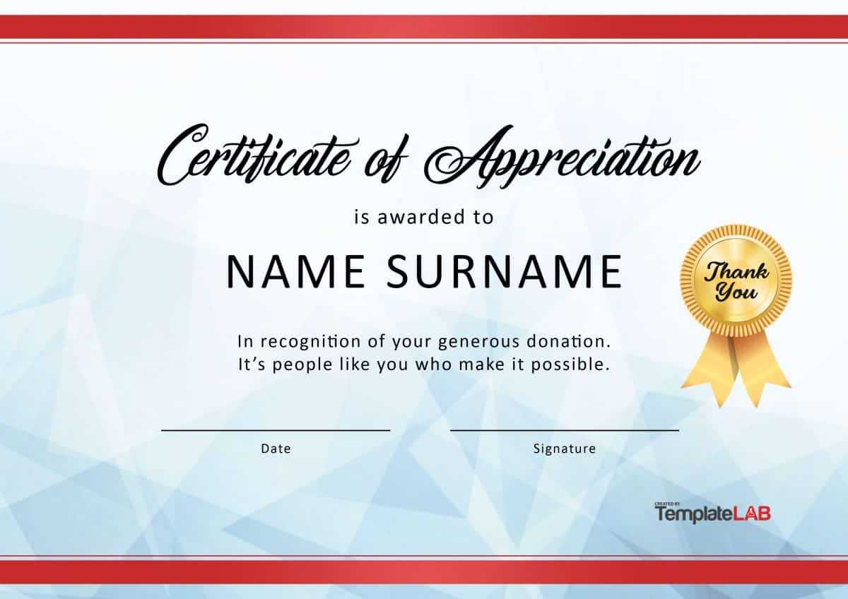 30 Free Certificate Of Appreciation Templates And Letters With Pageant Certificate Template