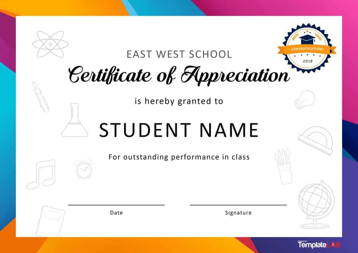 30 Free Certificate Of Appreciation Templates And Letters With Regard To Gratitude Certificate Template