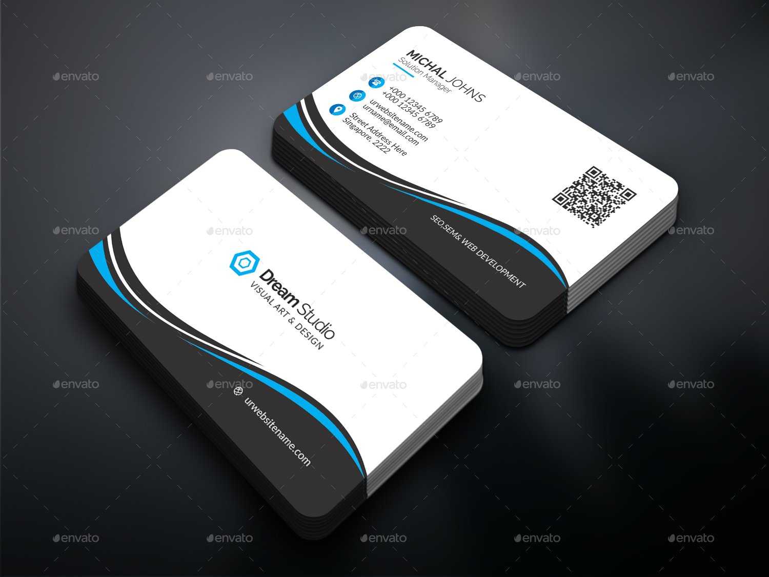 30 Free Psd Business Cards Templates For Powerful Business With Regard To Visiting Card Templates Psd Free Download