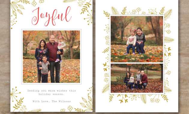 30 Holiday Card Templates For Photographers To Use This Year regarding Holiday Card Templates For Photographers