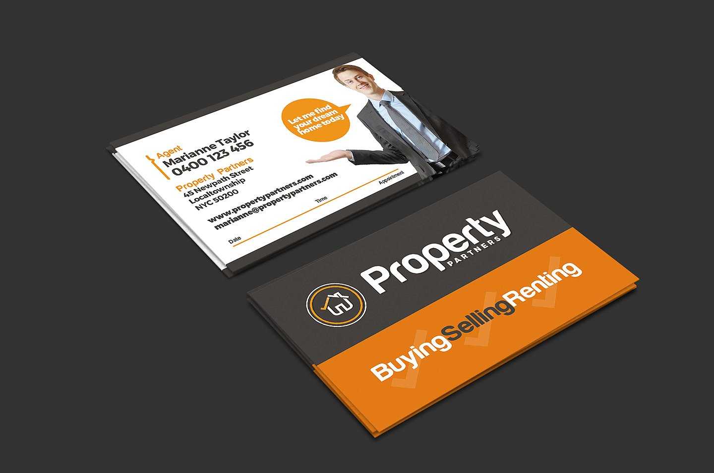 30+ Modern Real Estate Business Cards Psd | Decolore Pertaining To Real Estate Agent Business Card Template
