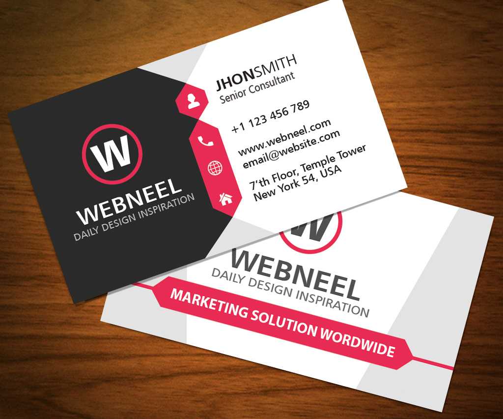 32 Modern Business Card Template Free Download With Unique Business Card Templates Free