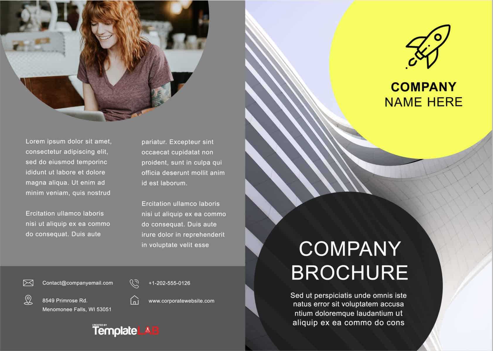 33 Free Brochure Templates (Word + Pdf) ᐅ Template Lab Intended For Hotel Brochure Design Templates