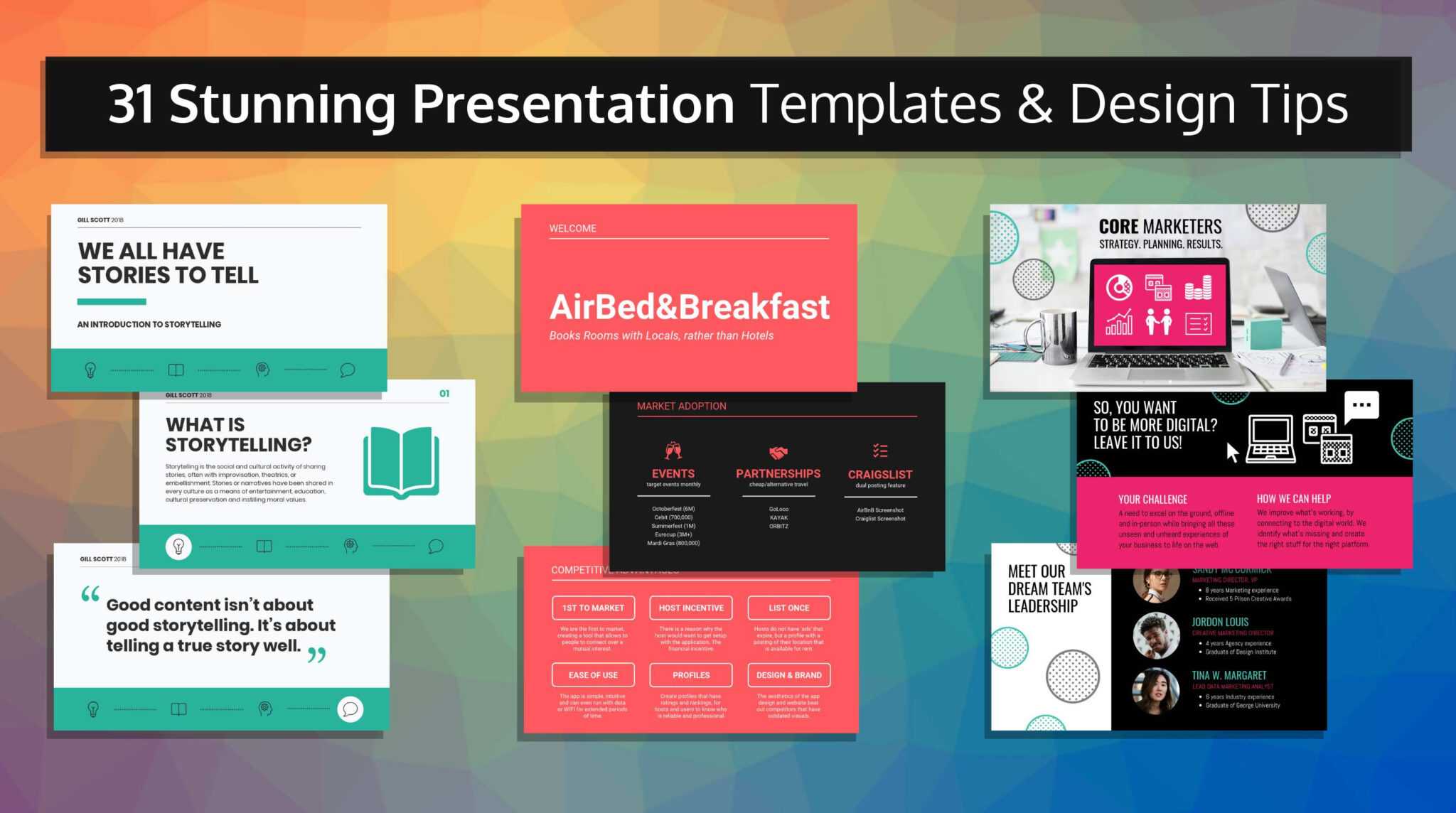 the presentation in powerpoint format