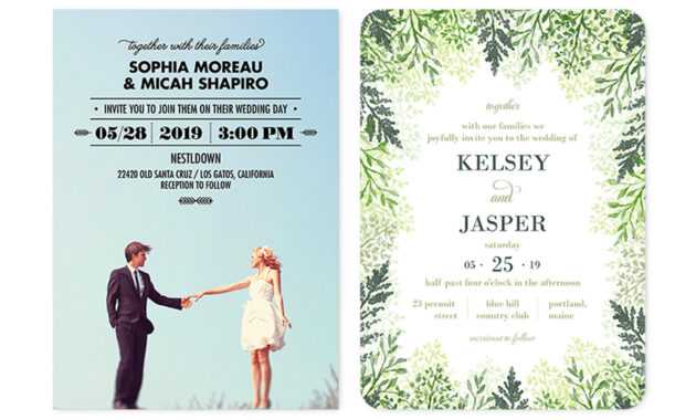 35+ Wedding Invitation Wording Examples 2020 | Shutterfly intended for Sample Wedding Invitation Cards Templates