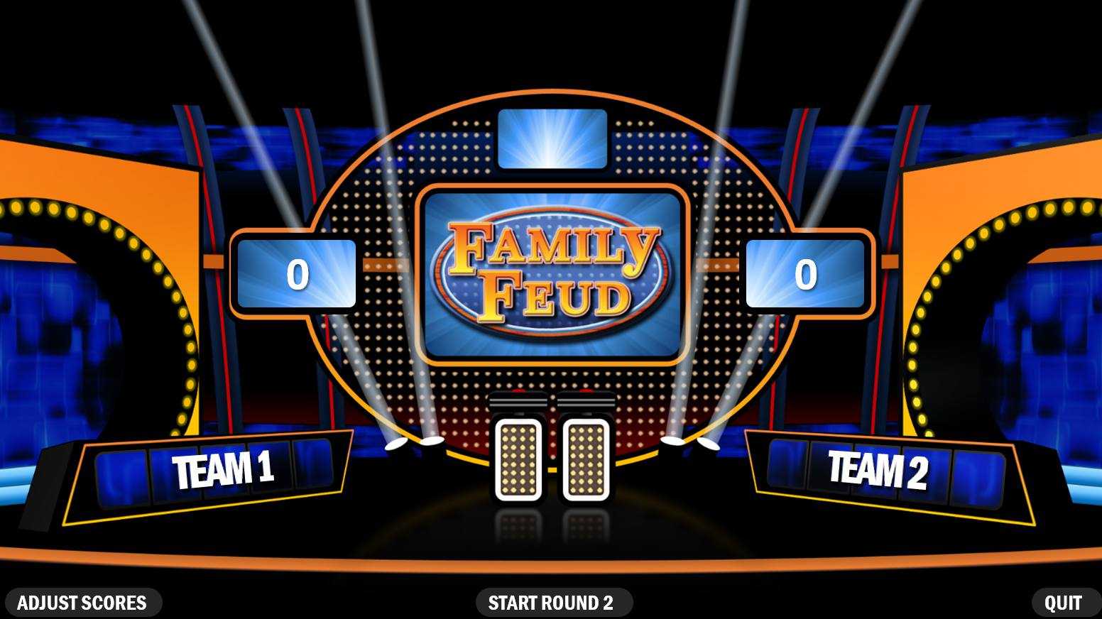 4 Best Free Family Feud Powerpoint Templates Regarding Family Feud Powerpoint Template With Sound