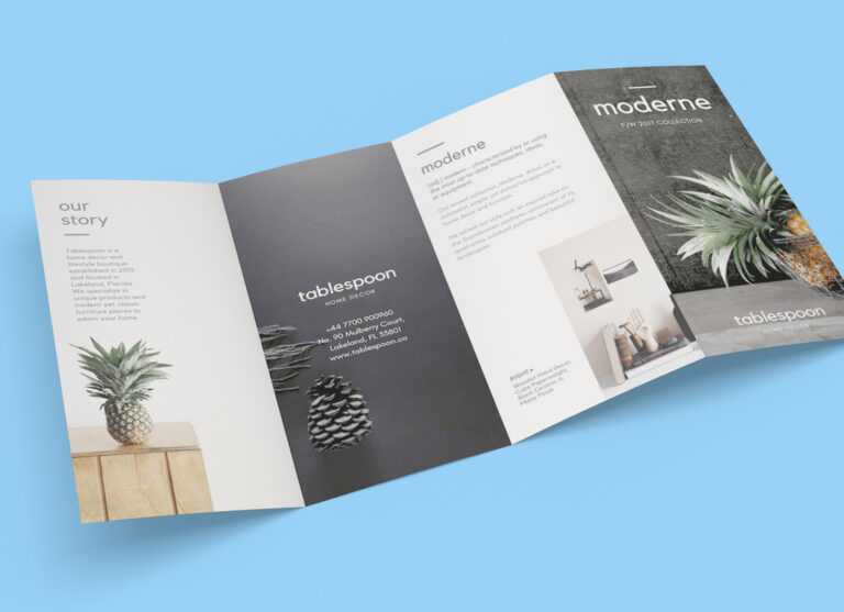 4 Folded Brochure Colona rsd7 With Regard To 4 Fold Brochure Template 