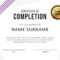 40 Fantastic Certificate Of Completion Templates [Word In Free Completion Certificate Templates For Word