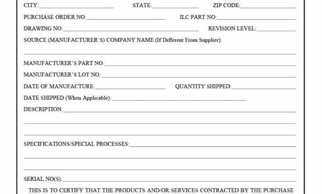 40 Free Certificate Of Conformance Templates &amp; Forms ᐅ intended for Certificate Of Compliance Template
