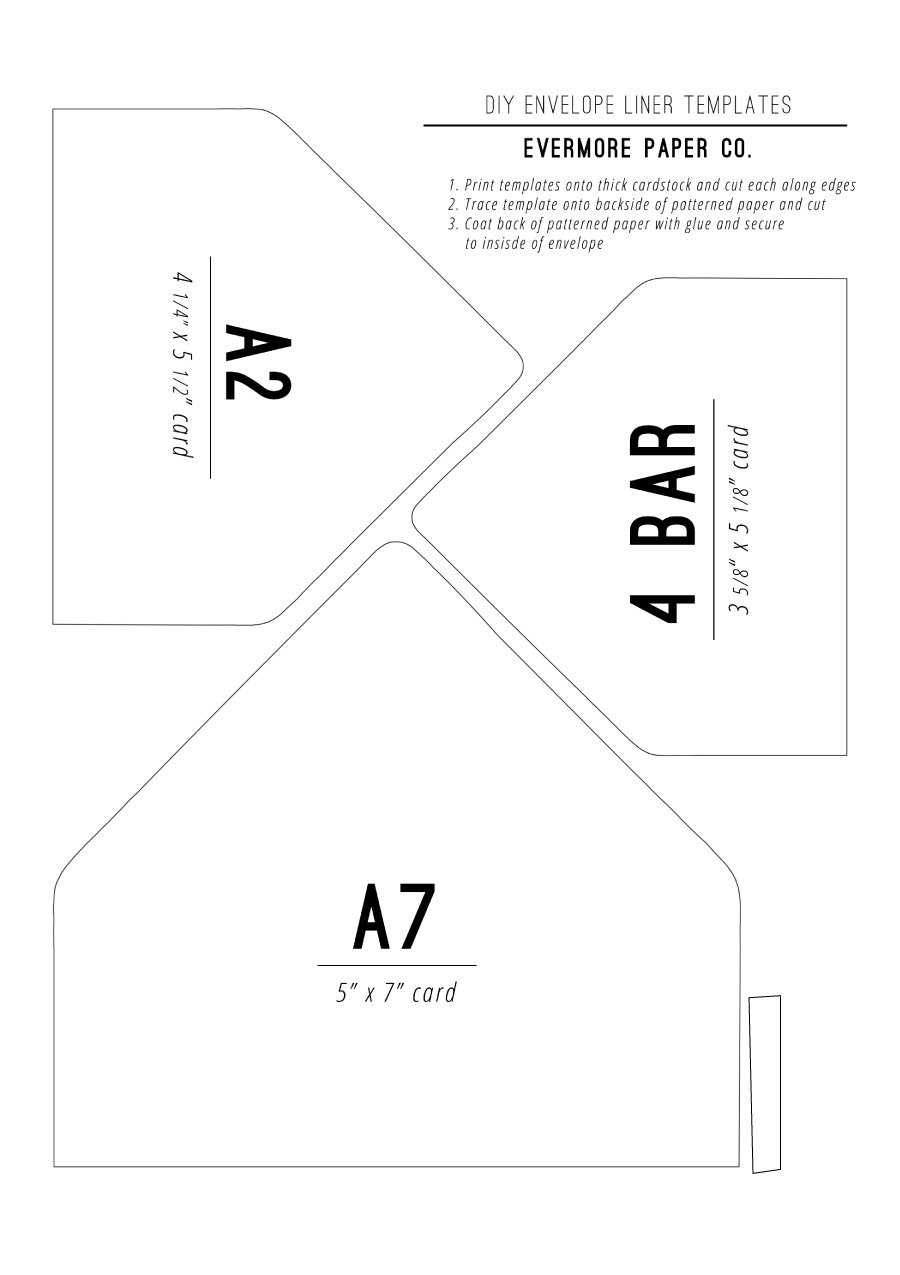 40+ Free Envelope Templates (Word + Pdf) ᐅ Template Lab With Regard To Envelope Templates For Card Making