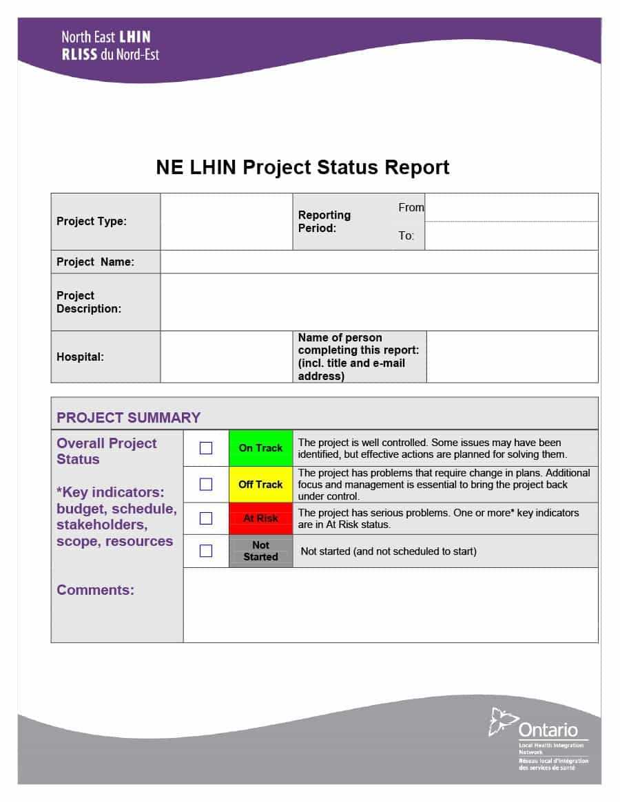 40+ Project Status Report Templates [Word, Excel, Ppt] ᐅ Throughout Weekly Project Status Report Template Powerpoint