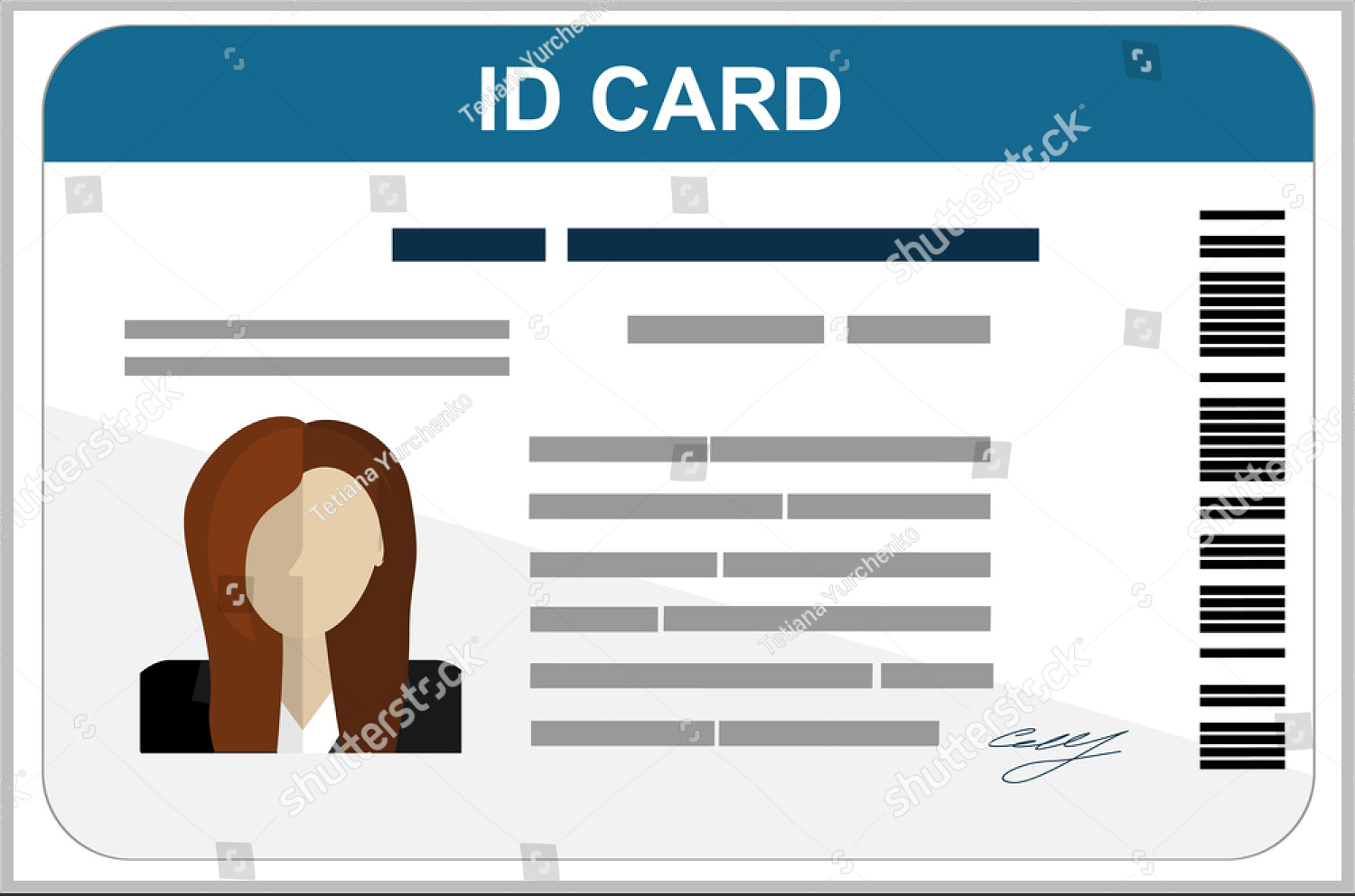 43+ Professional Id Card Designs – Psd, Eps, Ai, Word | Free Pertaining To Id Card Template For Microsoft Word