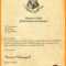 5+ Hogwarts Letter Maker | Trinity Training In Harry Potter Certificate Template