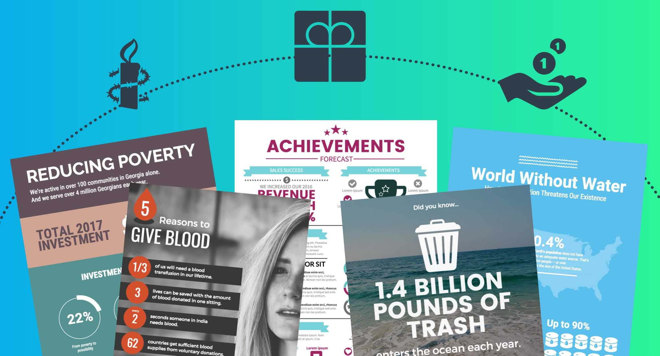 5 Must Have Nonprofit Infographic Templates To Supercharge In Ngo Brochure Templates