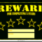 5 Star Printable Reward Certificate | Templates At Within Star Certificate Templates Free