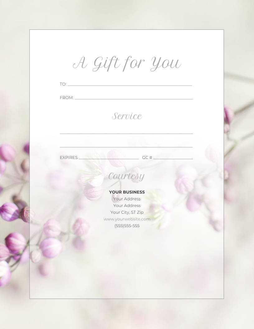 5 Ways To Make Your Gift Certificates Extra Special This Throughout Spa Day Gift Certificate Template