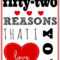 52 Reasons I Love You Template Free ] – You Will Get A Throughout 52 Reasons Why I Love You Cards Templates Free