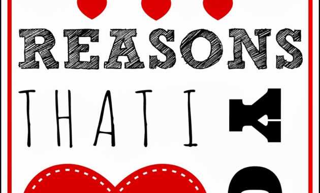 52 Reasons I Love You Template Free ] - You Will Get A throughout 52 Reasons Why I Love You Cards Templates Free