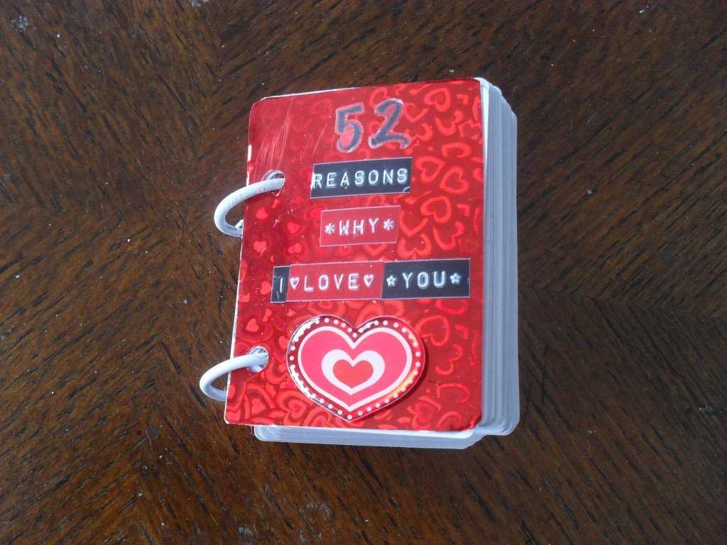 52 Reasons Why I Love You* | Tasteful Space For 52 Reasons Why I Love You Cards Templates Free