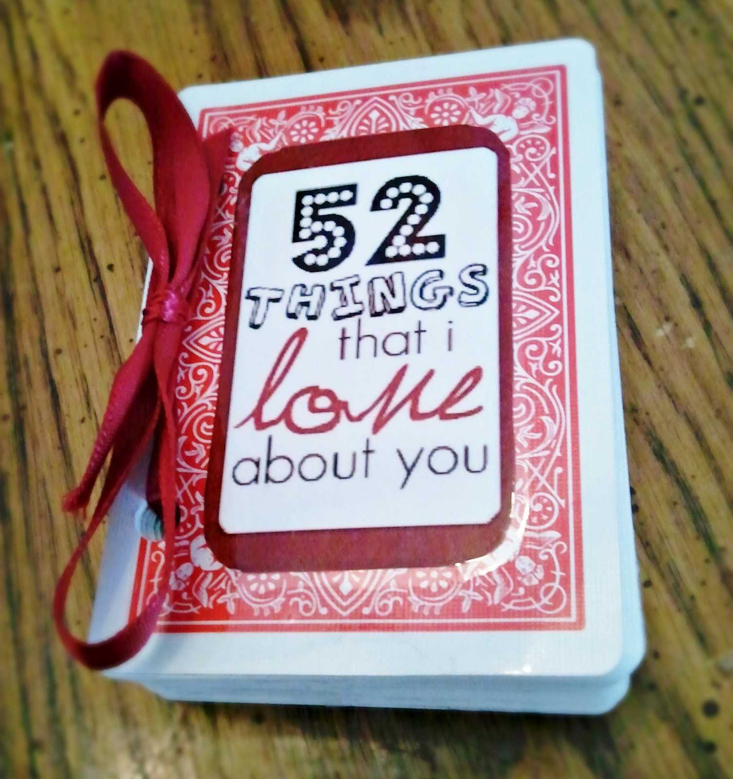 52 Things I Love About You – Mibba Intended For 52 Things I Love About You Deck Of Cards Template