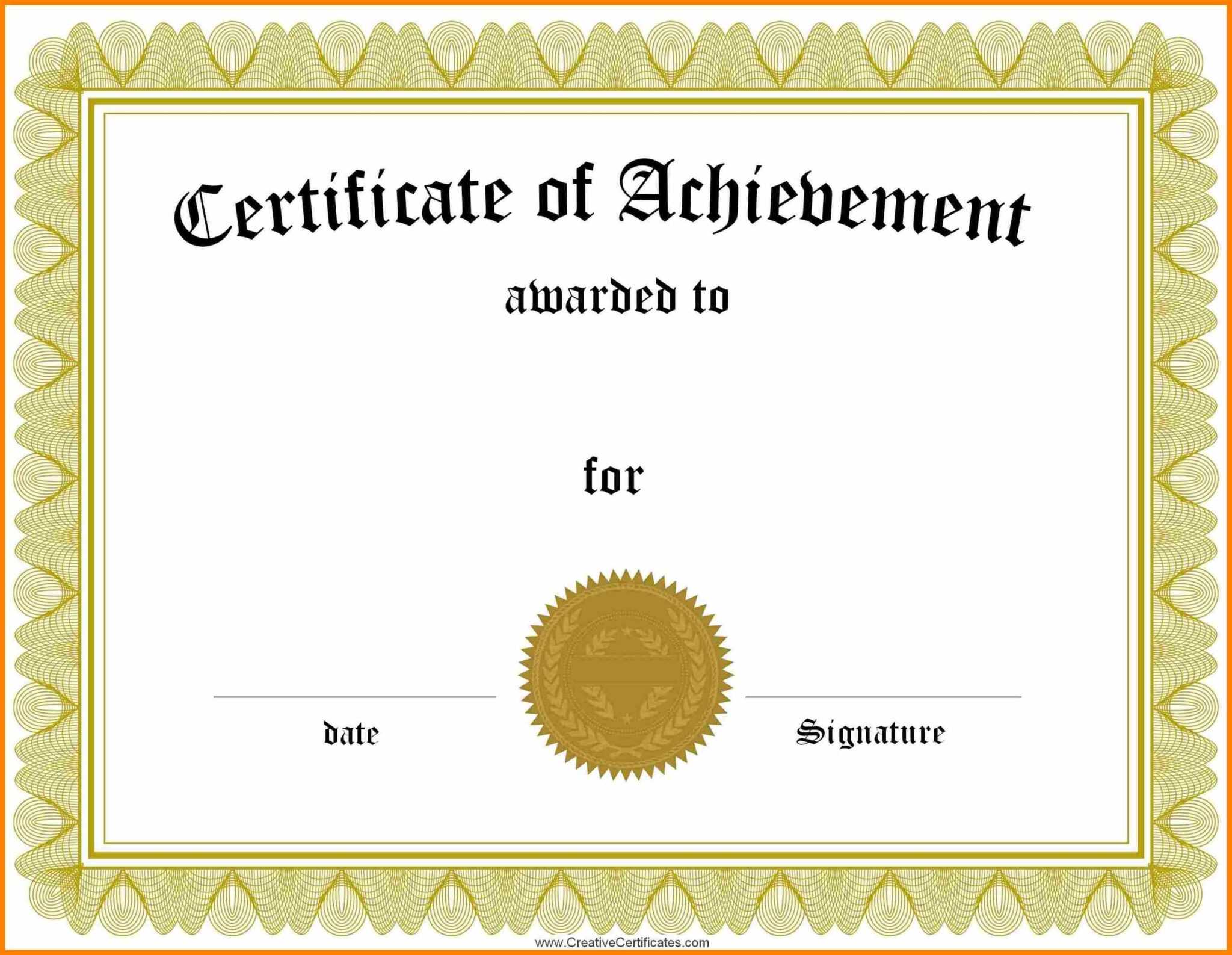 6 Free Blank Award Certificates Psychic Belinda Pertaining To School 