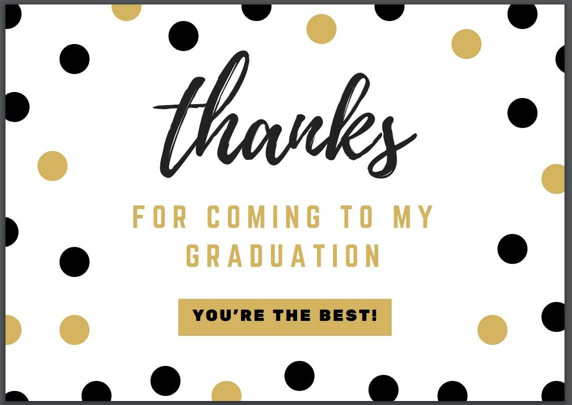 7 Free Printable Graduation Thank You Cards With Sorry You Re Leaving 