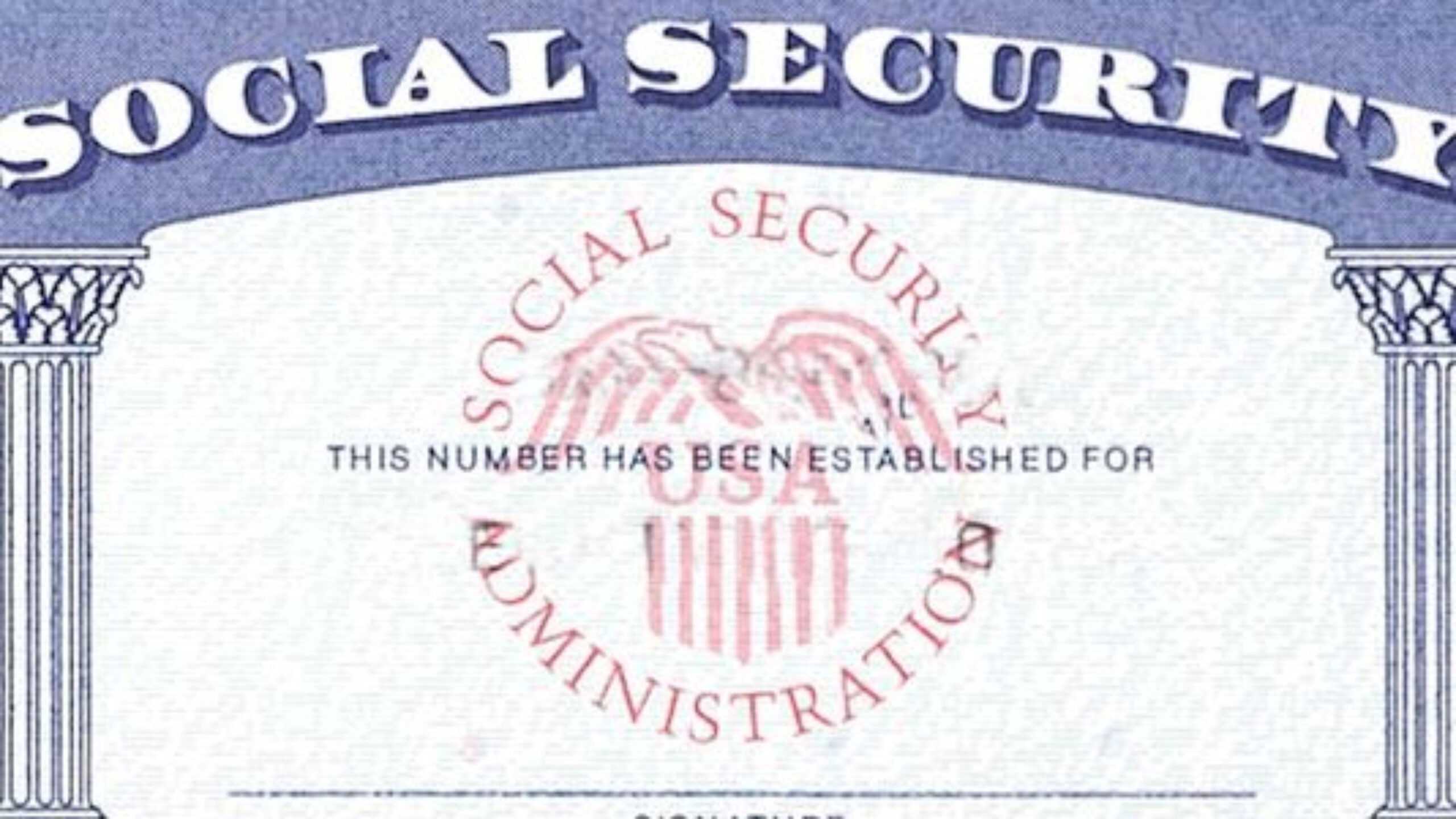 Social Security Card Template Photoshop