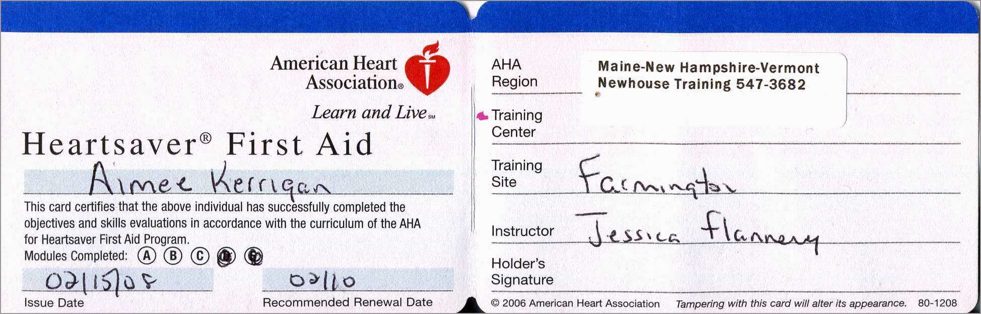 7670Ee Cpr Card Template | Wiring Resources With Cpr Card Template
