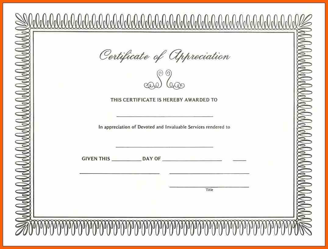 8+ Free Appreciation Certificate Templates For Word | Ml Datos Within In Appreciation Certificate Templates