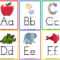 8 Free Printable Educational Alphabet Flashcards For Kids Intended For Free Printable Flash Cards Template