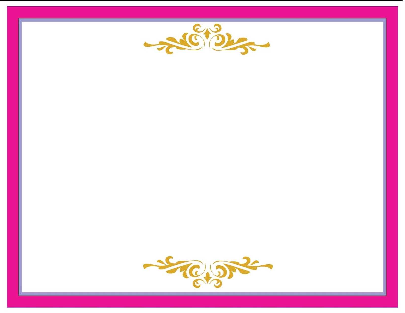 A Collection Of Free Certificate Borders And Templates Within Pageant Certificate Template