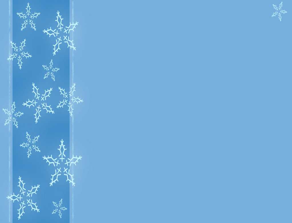 A Winter With Snowflakes Backgrounds For Powerpoint Pertaining To Snow