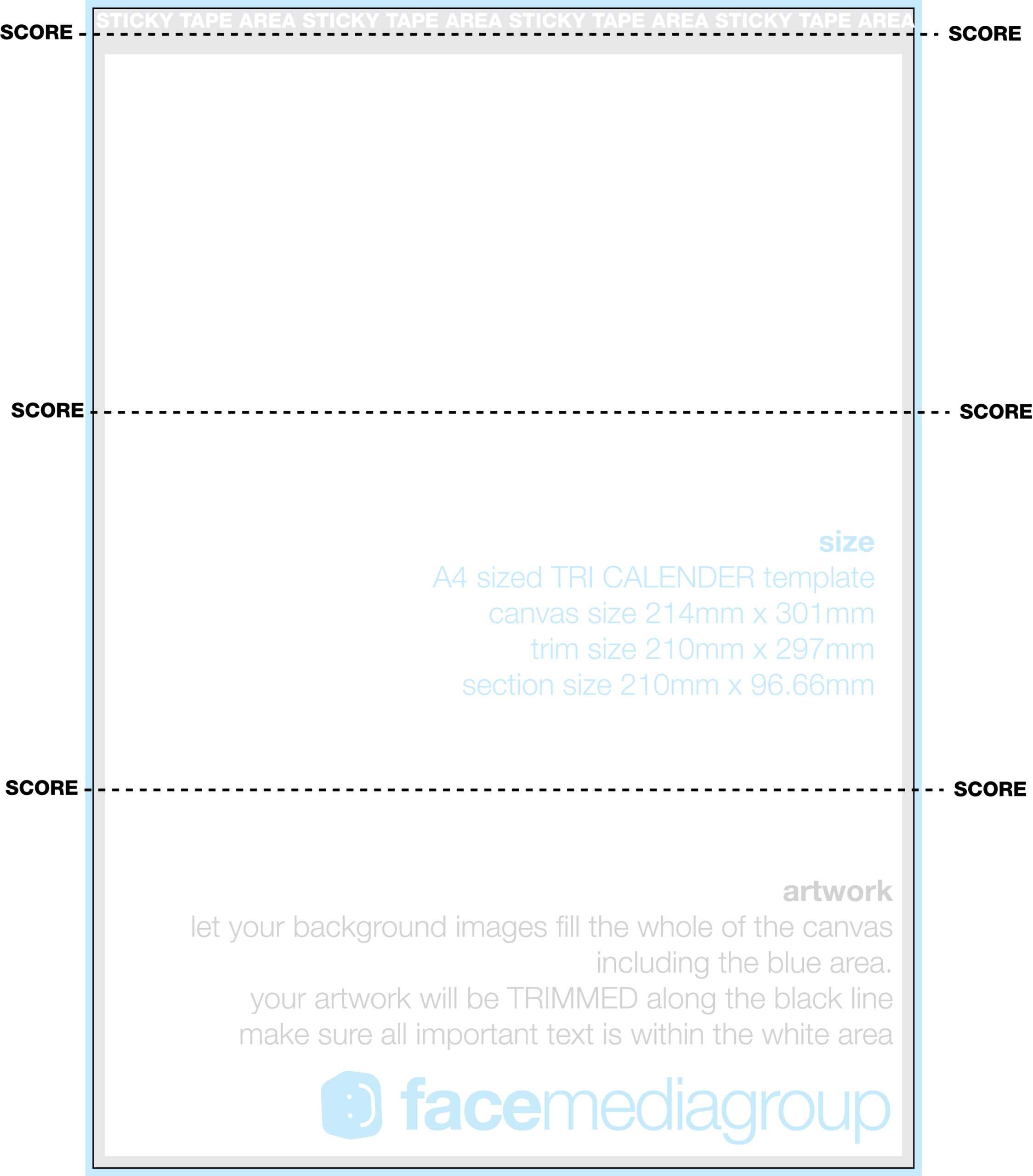A4 Tri Fold Desk Calendar Template | Photo Page Throughout Tri Fold Tent Card Template