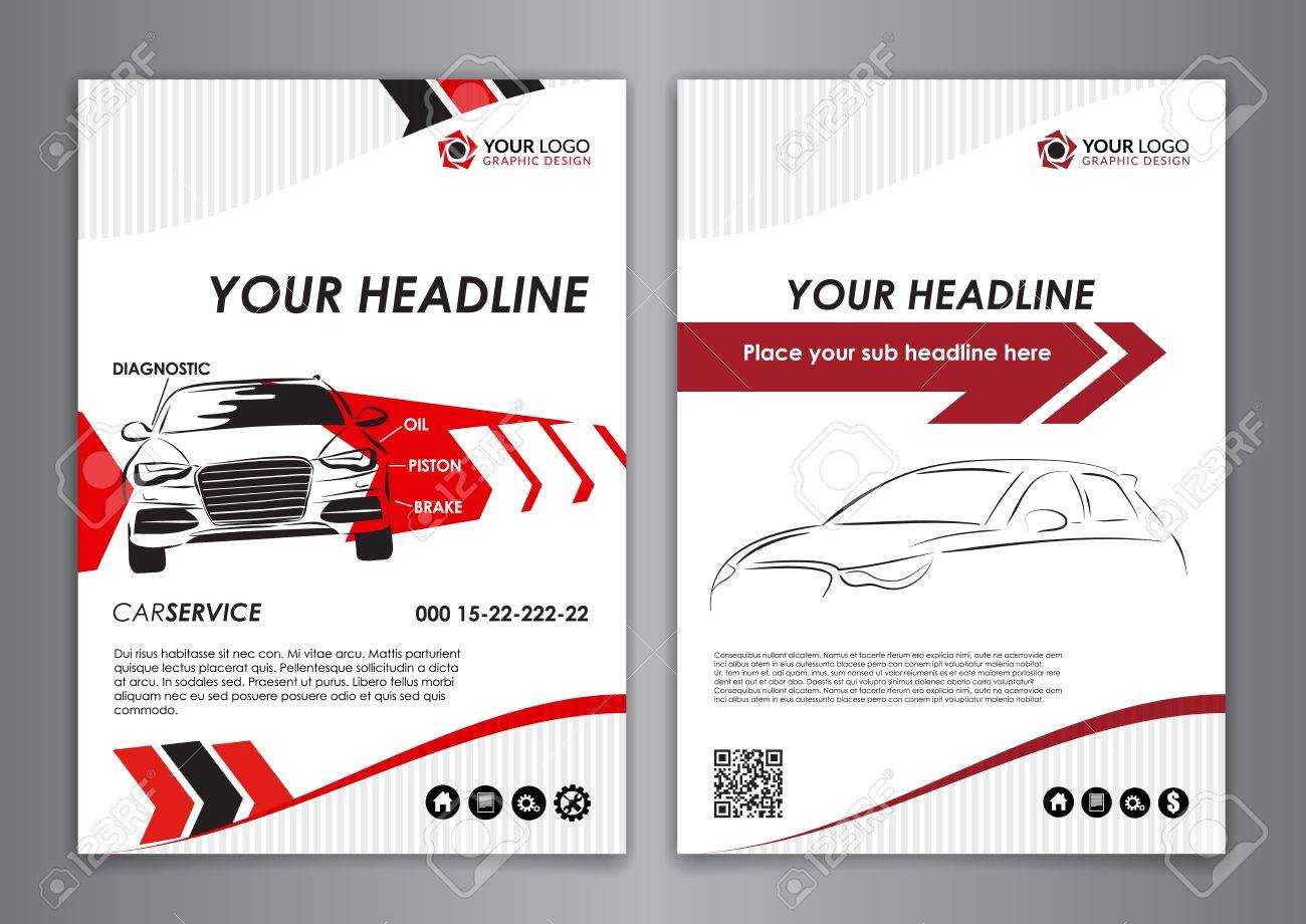 A5, A4 Set Service Car Business Card Templates. Car Repair Business.. Throughout Automotive Business Card Templates
