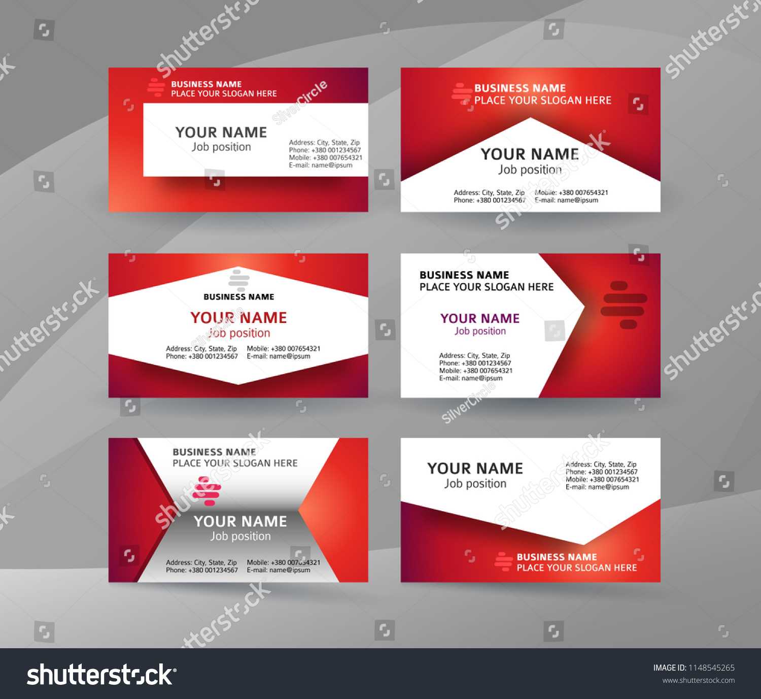 Abstract Professional Designer Business Card Template Stock With Regard To Professional Name Card Template