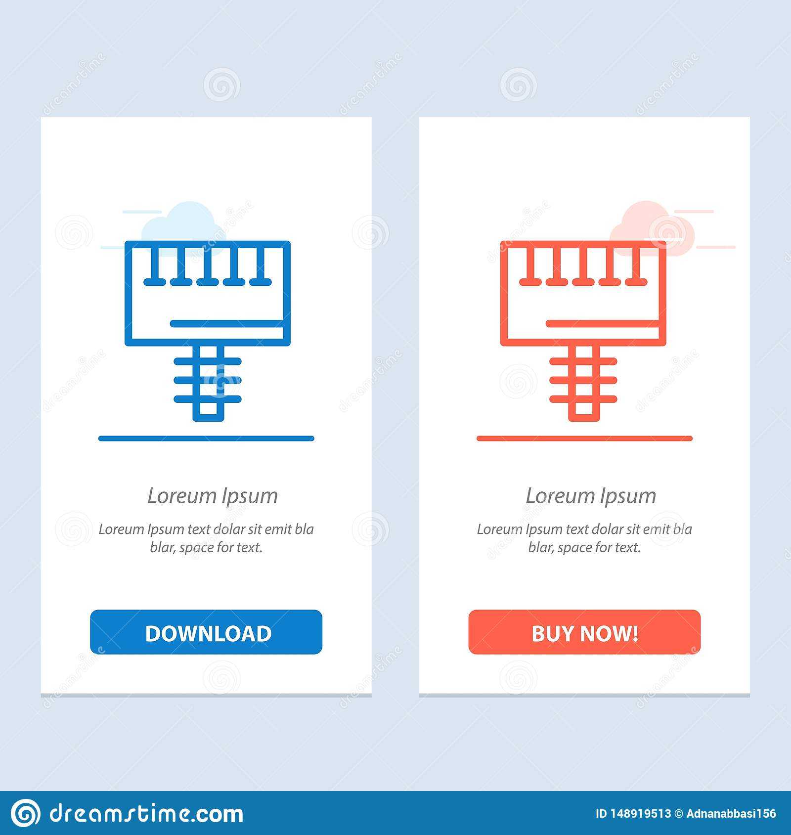 Ad, Advertising, Board, Signboard Blue And Red Download And For Advertising Card Template