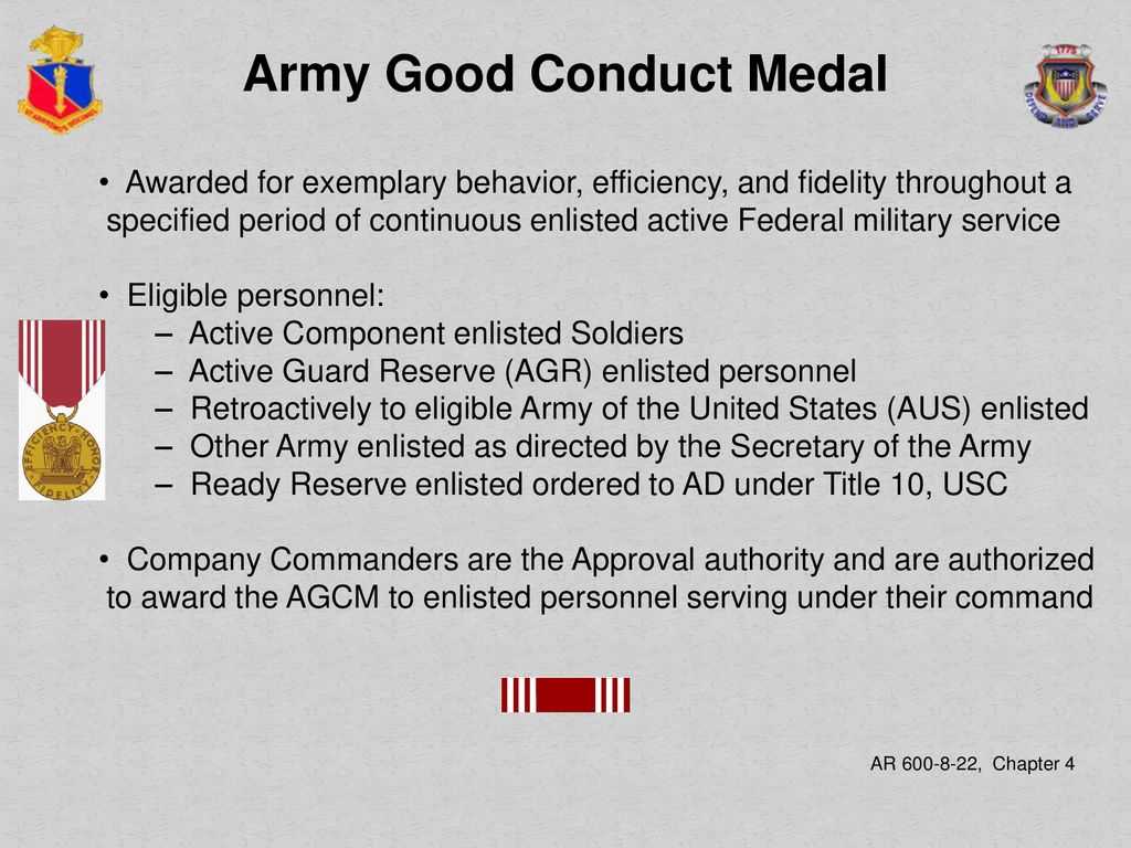 Adjutant General School Administer Awards And Decorations Pertaining To Army Good Conduct Medal Certificate Template