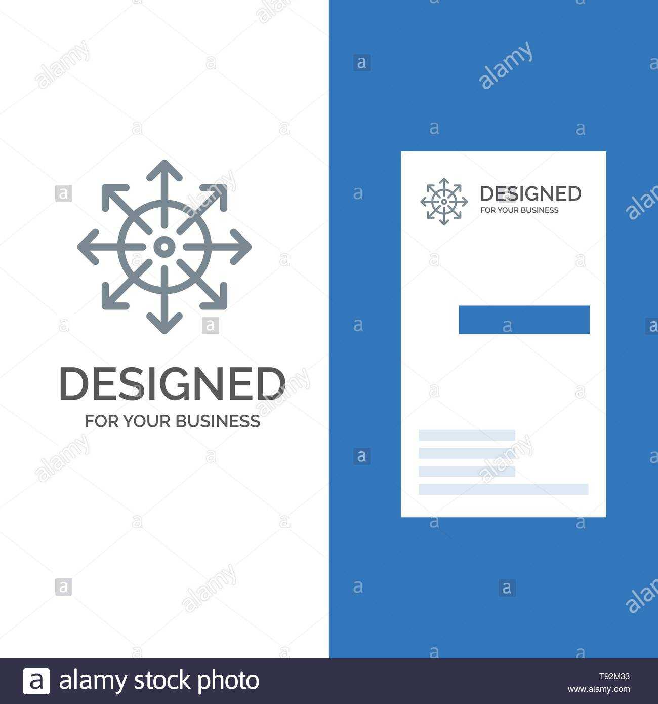 Ads, Advertising, Media, News, Platform Grey Logo Design And Pertaining To Advertising Card Template