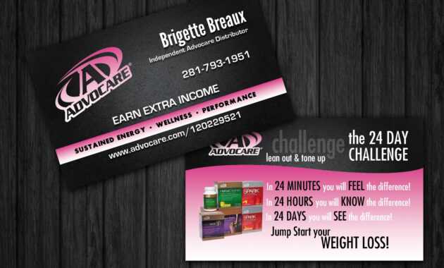 Advocare Business Card Template Advocare Business Cards For with Advocare Business Card Template