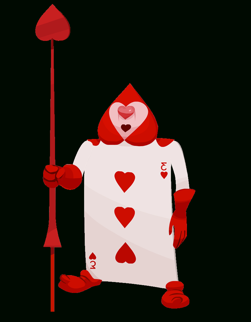 Alice In Wonderland Playing Cards Transparent & Png Clipart With Regard To Alice In Wonderland Card Soldiers Template